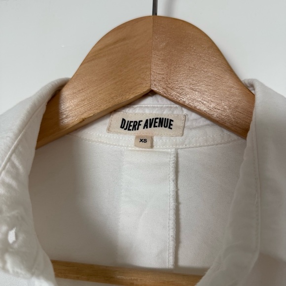 Djerf Avenue White Button Up - Picture 2 of 10